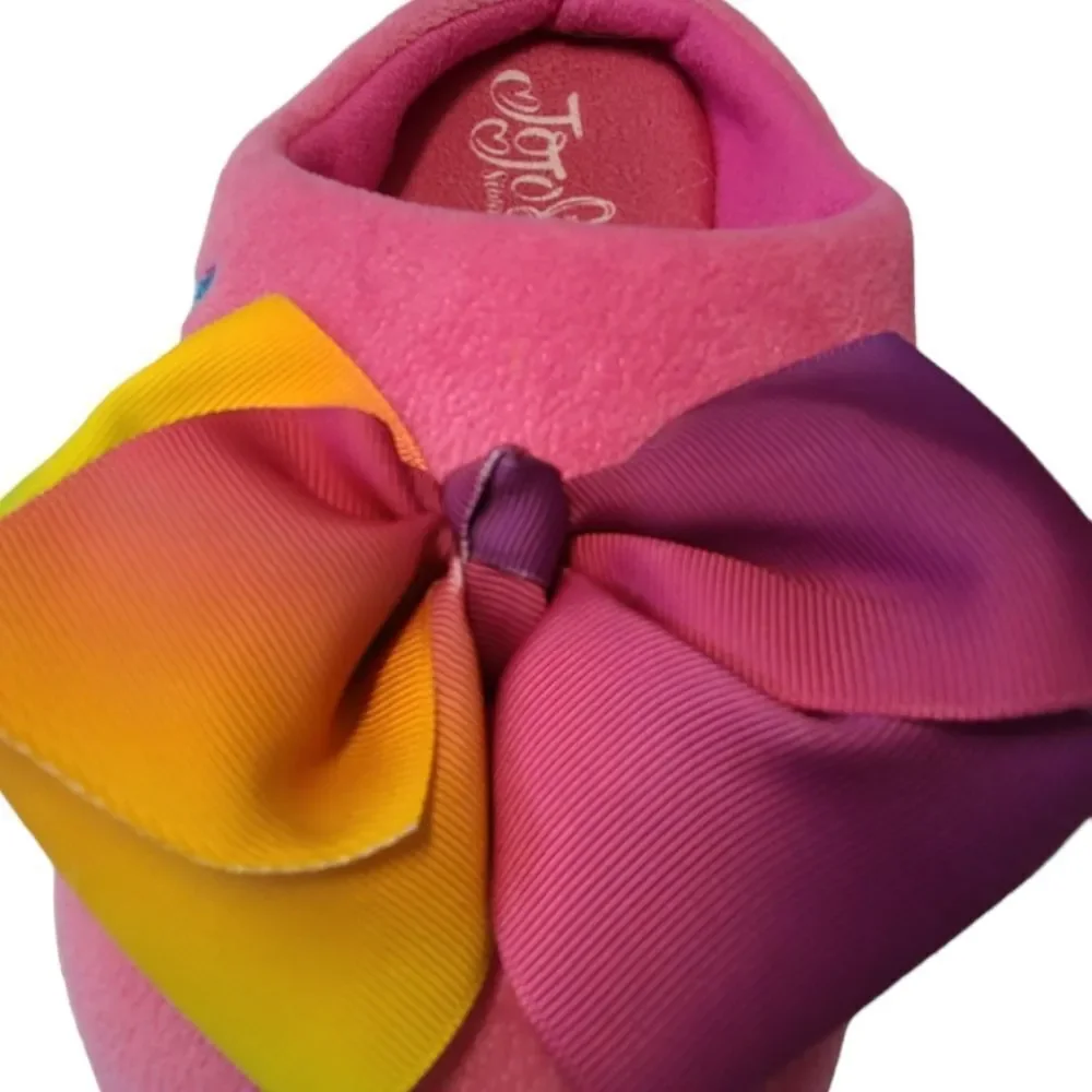 Jojo Cozy‎ Slippers With Bows sz 2-3
